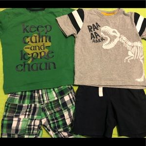Toddler Boy 2T Gymboree Shorts Outfits x2